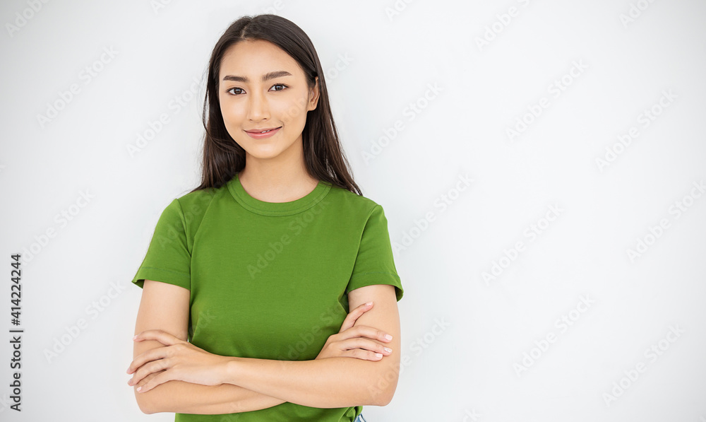 Green t shirt girl sales