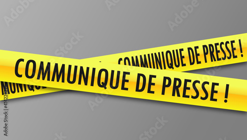 Logo communiqué de presse.