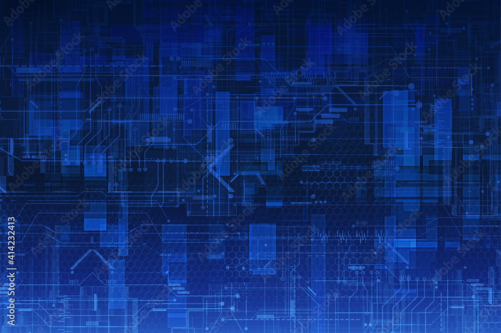 Abstract blue digital future patterns for digital technology background.Futuristic hi-tech concept. Abstract blue digital future patterns for digital technology background.Futuristic hi-tech concept.