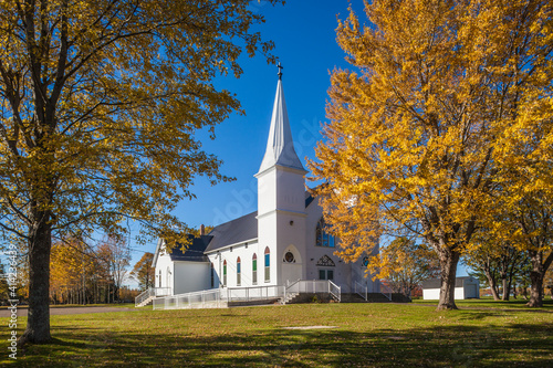 Canada, New Brunswick, Northumberland Strait, Shemogue. Eglise St-Timothee church photo