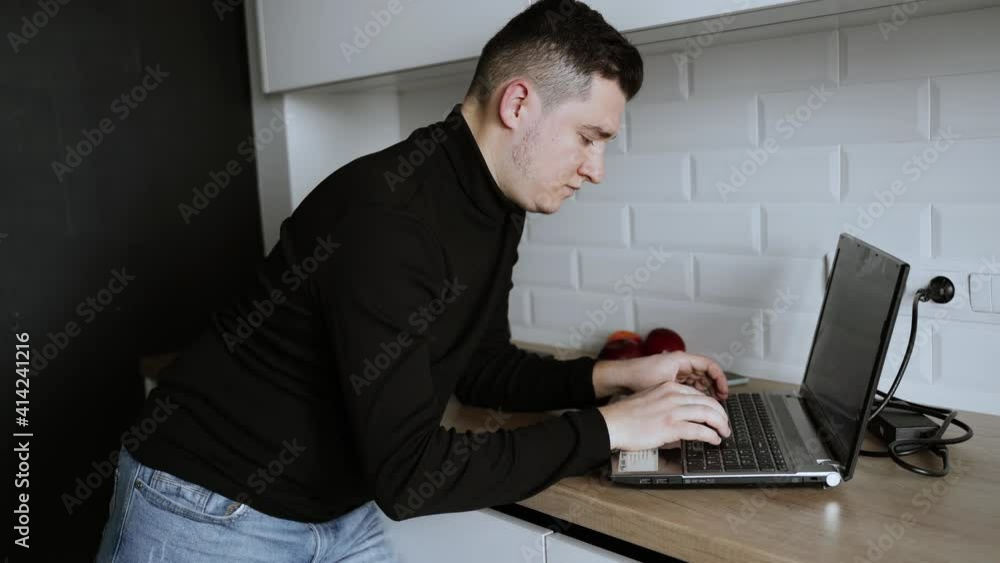 Software Online Network Developer. Senior Coder Programming. Software Developer Coding On Computer PC. Work at home Software Online Network Developer. Senior Coder Programming. Software Developer Coding On Computer PC. Work at home