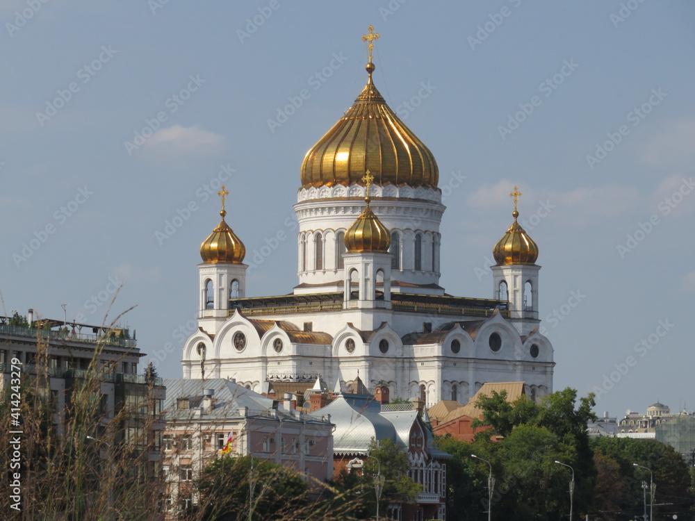 Russia. Moscow. The Cathedral of Christ the Savior.