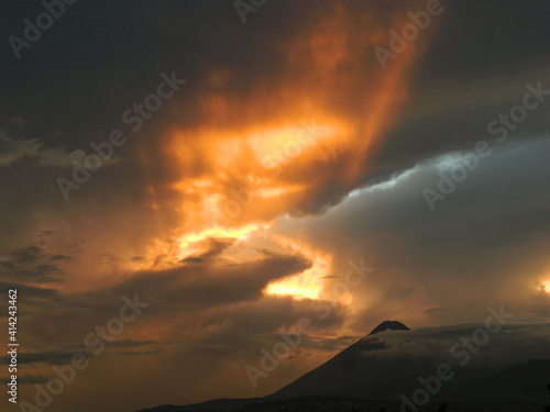 Sunset Volcano