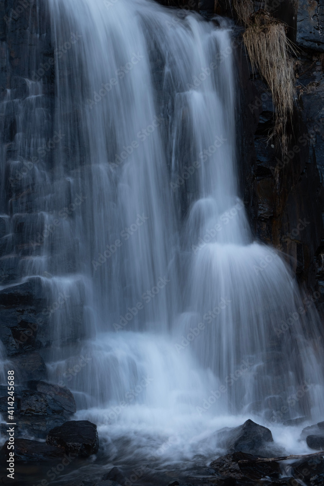 waterfall in the forest waterfall in the forest