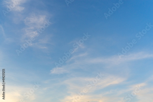 Fototapeta Naklejka Na Ścianę i Meble -  Blue sky and clouds with copy space.