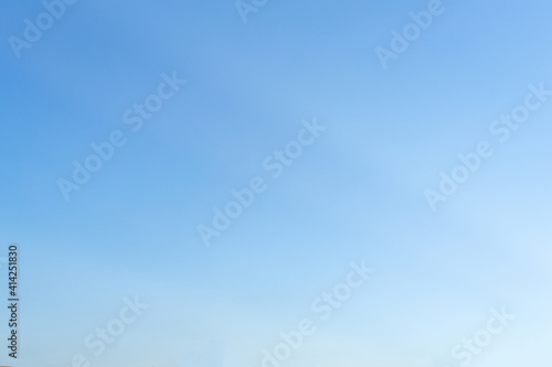 Blue sky background with copy space.