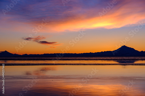 sunset on the lake © Mark