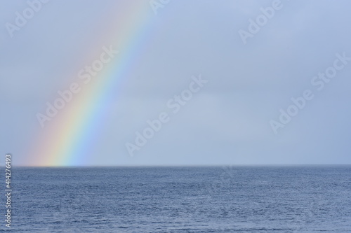 海からの虹