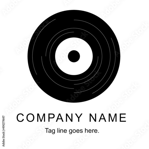 Music Logo - Record/Vinyl