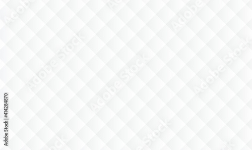 Abstract 3D geometric white background. White seamless texture with shadow. Simple clean background texture. 3D Vector interior wall panel pattern.Seamless Square Background.Vector EPS10