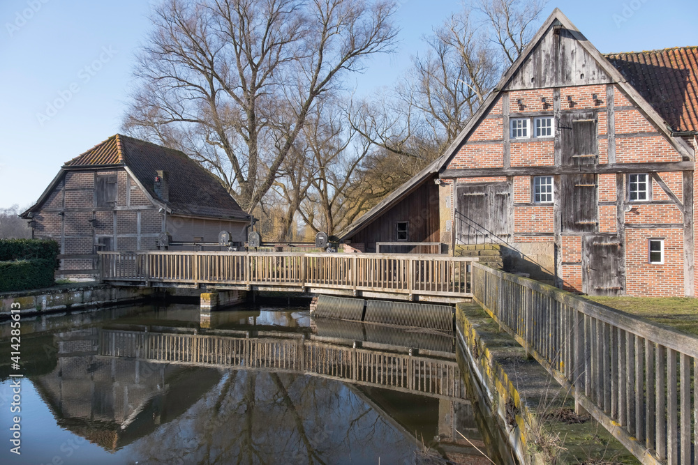 Fürstbischöfliche Kornwassermühle zu Nienborg. Fürstbischöfliche Kornwassermühle zu Nienborg.