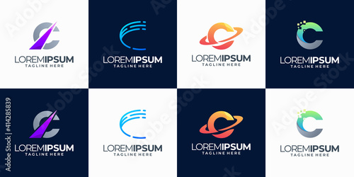 letter c logo template