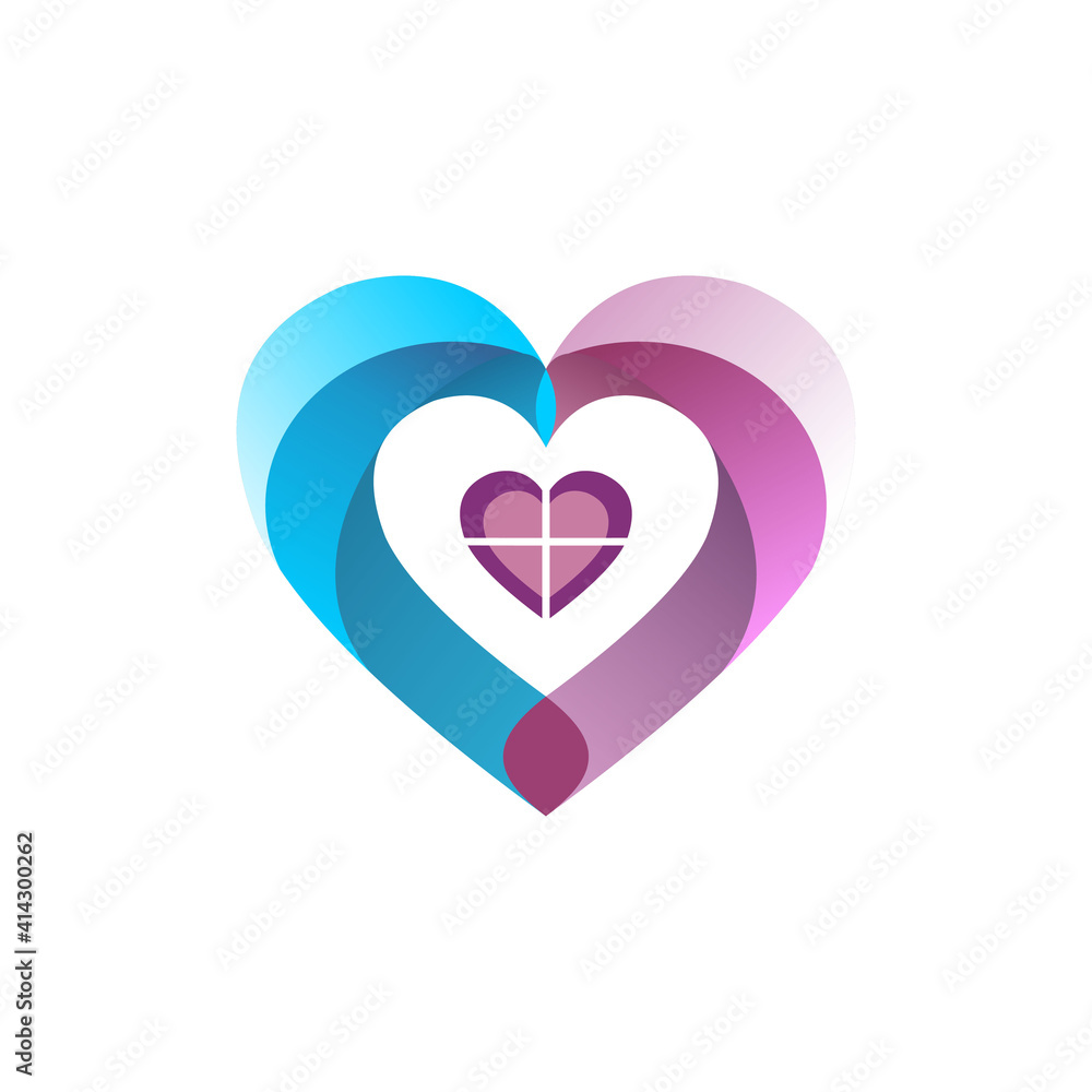 Love homes logo design
