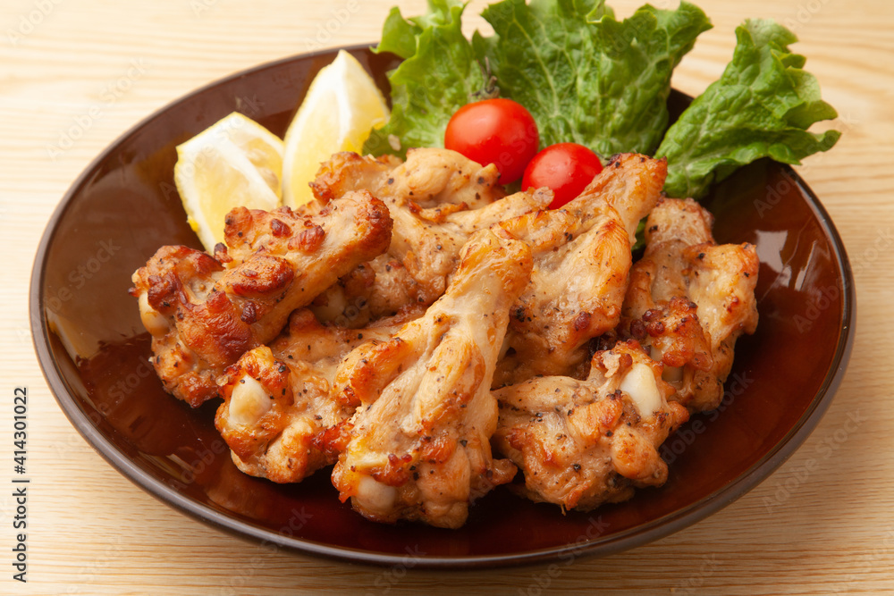 手羽元のガリックチキングリル 手羽元のガリックチキングリル