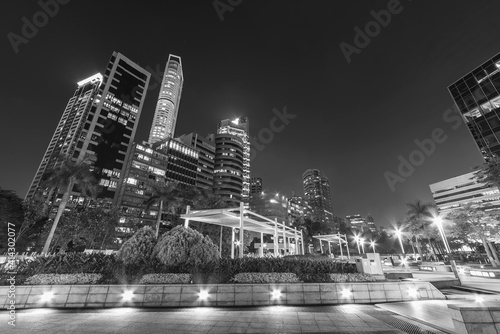 midtown of Hong Kong ciity at night