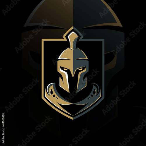 Spartan vintage logo design