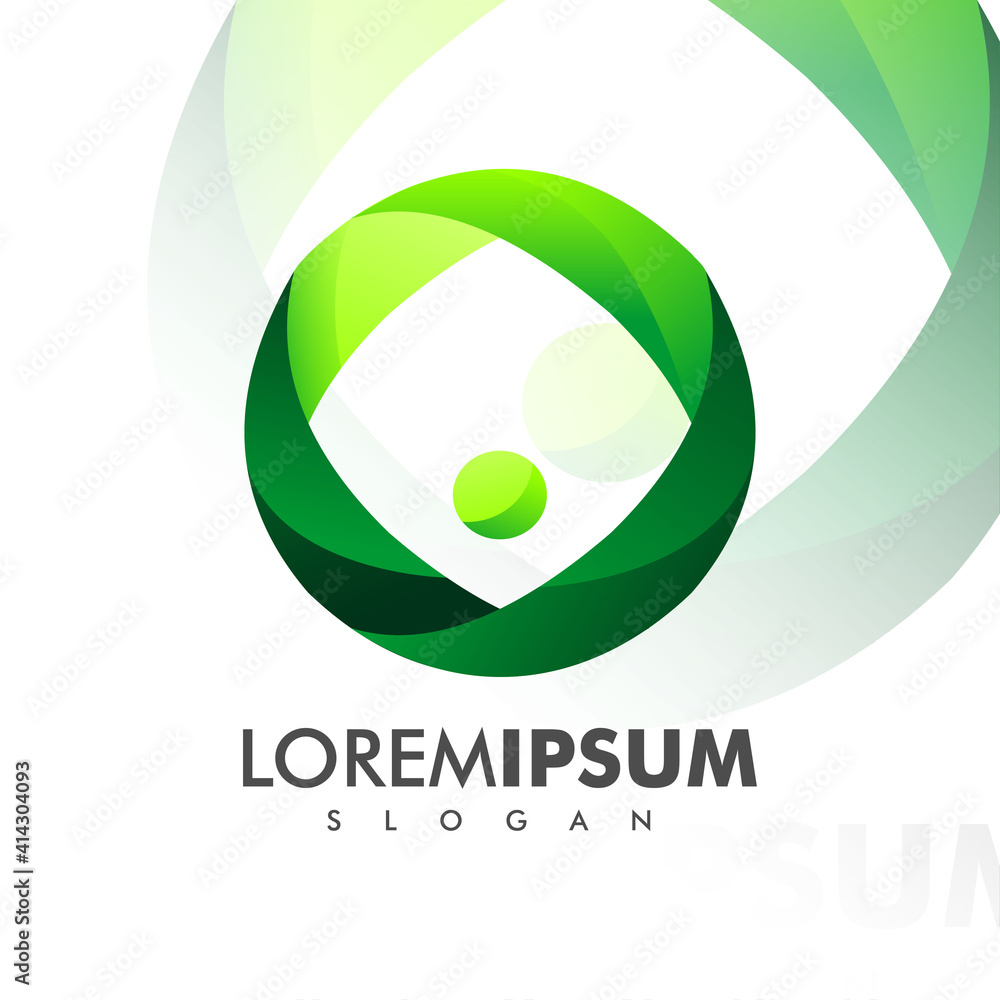 Ecological human leaf logo design Ecological human leaf logo design