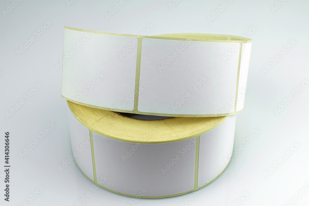 Adhesive Tape Roller On White Background Stock Photo, Picture and