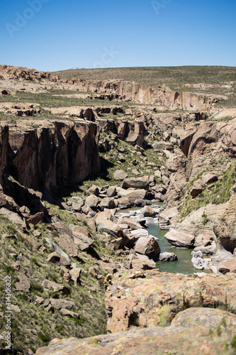 Quebrada de Sumbay, Arequipa Peru photo