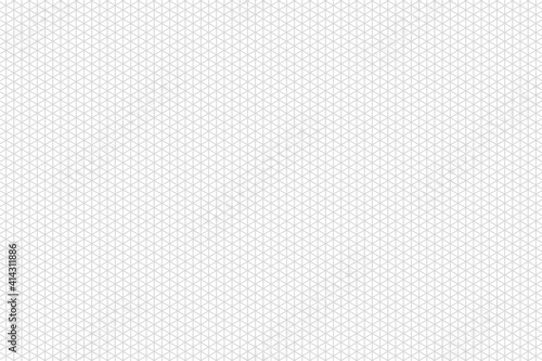 Gray isometric grid. Template for design.