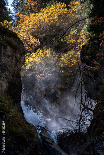 waterfall in autumn © Insar