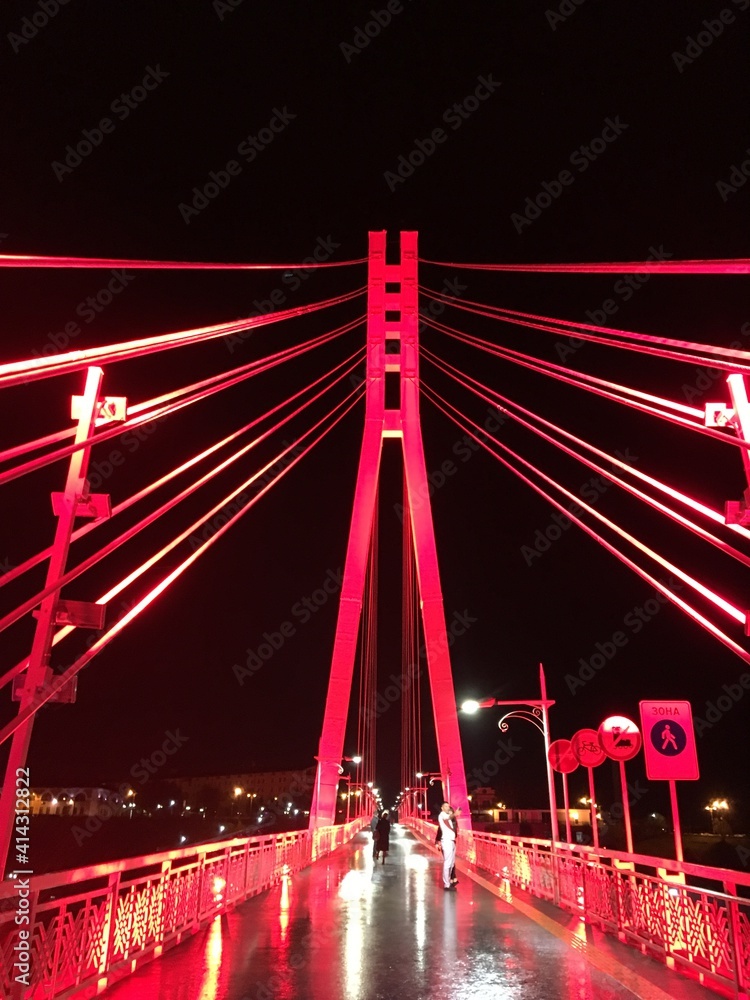 Obraz premium bridge at night