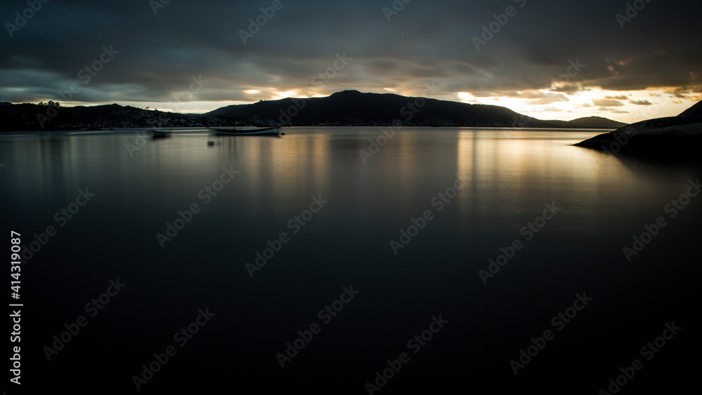 Fototapeta premium lake tahoe sunset