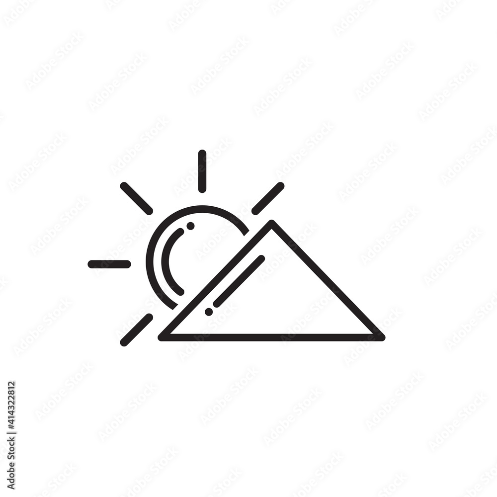 sun rise icon symbol sign vector sun rise icon symbol sign vector