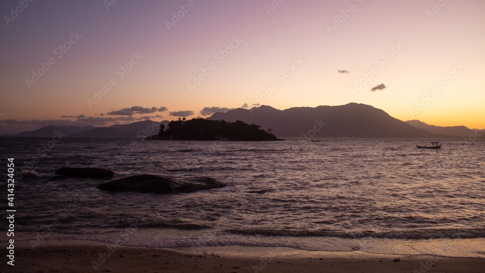 Pôr-do-sol na Tapera da Base - Florianópolis - SC