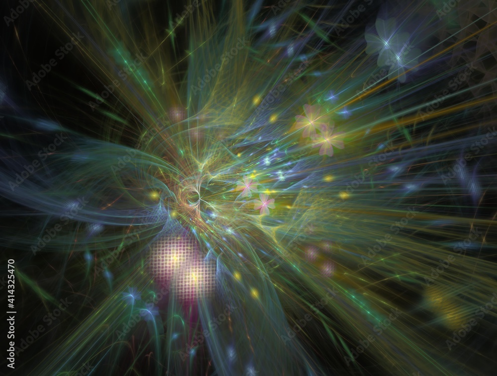 Fototapeta premium Imaginatory fractal background Image