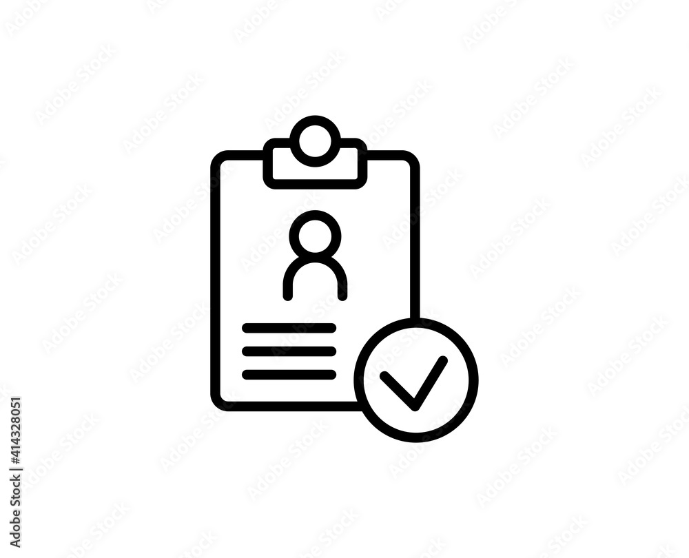 Medical report line icon. Vector symbol in trendy flat style on white background. Medical report sing for design. Medical report line icon. Vector symbol in trendy flat style on white background. Medical report sing for design.