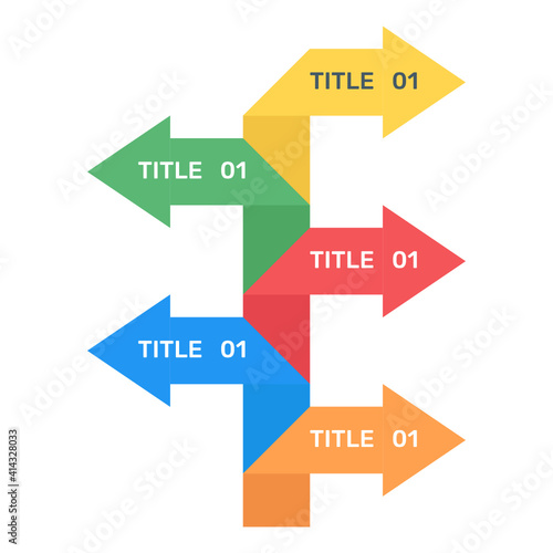  Labels infographic icon in flat editable design 