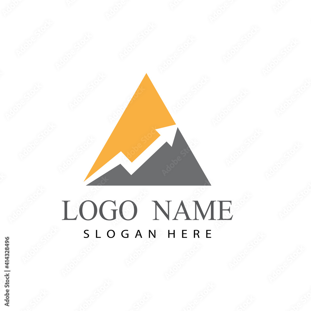 Arrow vector illustration icon Logo Template design