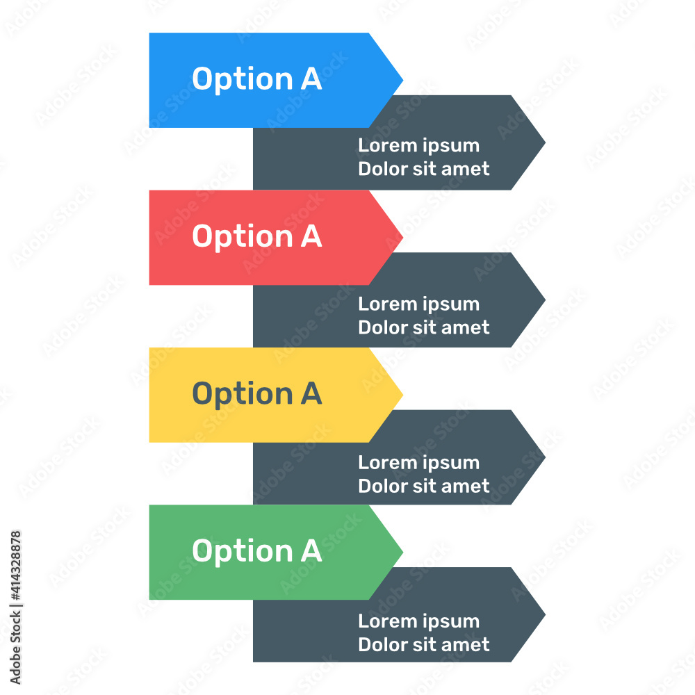 


A trendy flat vector of point arrow chart
