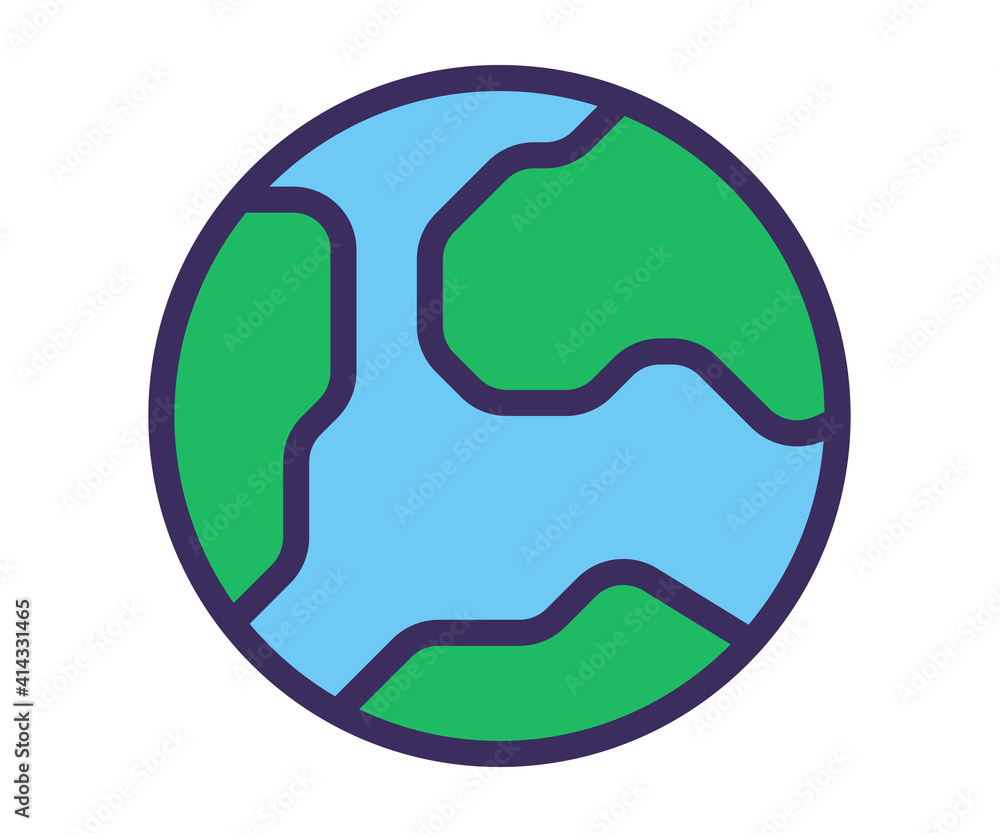 earth global world single isolated icon with filled line style earth global world single isolated icon with filled line style