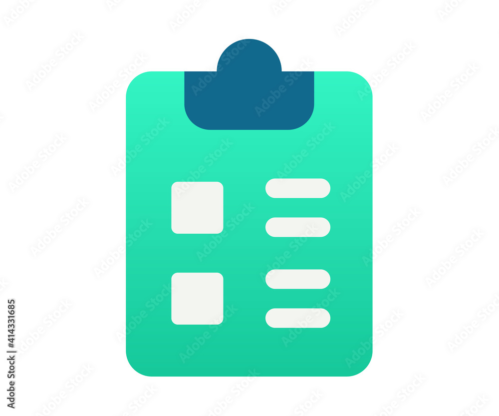 clipboard checklist task single isolated icon with gradient style clipboard checklist task single isolated icon with gradient style