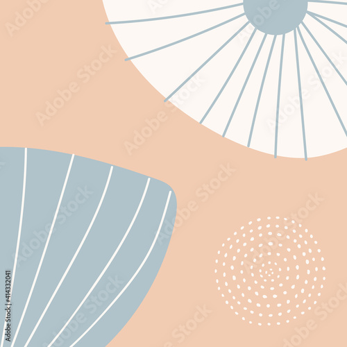 Blank nude poster design vector