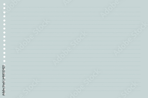 Blank green notepaper design vector