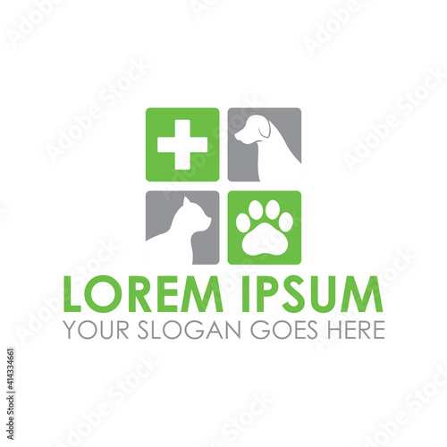 pet care vector , veterinary logo