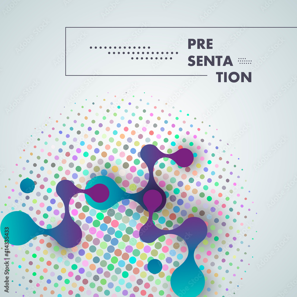 Abstract volumetric blue molecules white background. Vector logo design elements. Abstract volumetric blue molecules white background. Vector logo design elements.