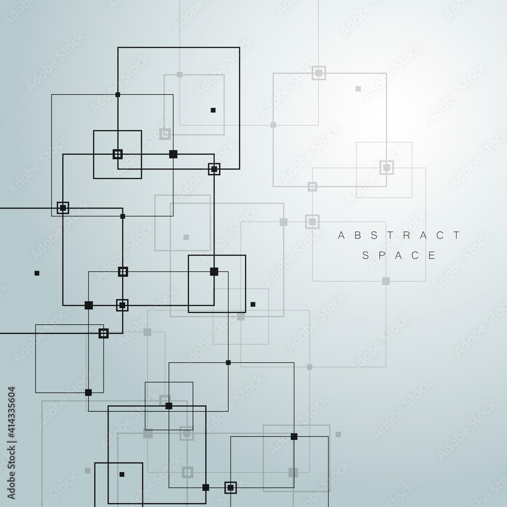 Vector connections with dots and lines on blue background Vector connections with dots and lines on blue background