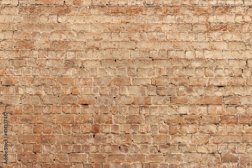 rustic painted red brick wall background