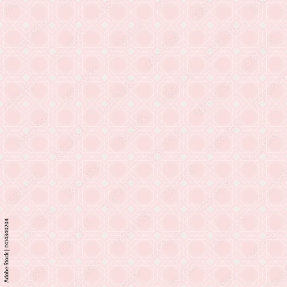 Seamless rhombus pattern on a pink background design resource vector