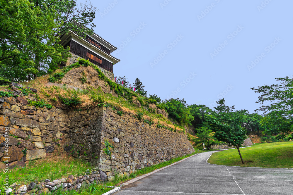 上田城の西櫓の風景