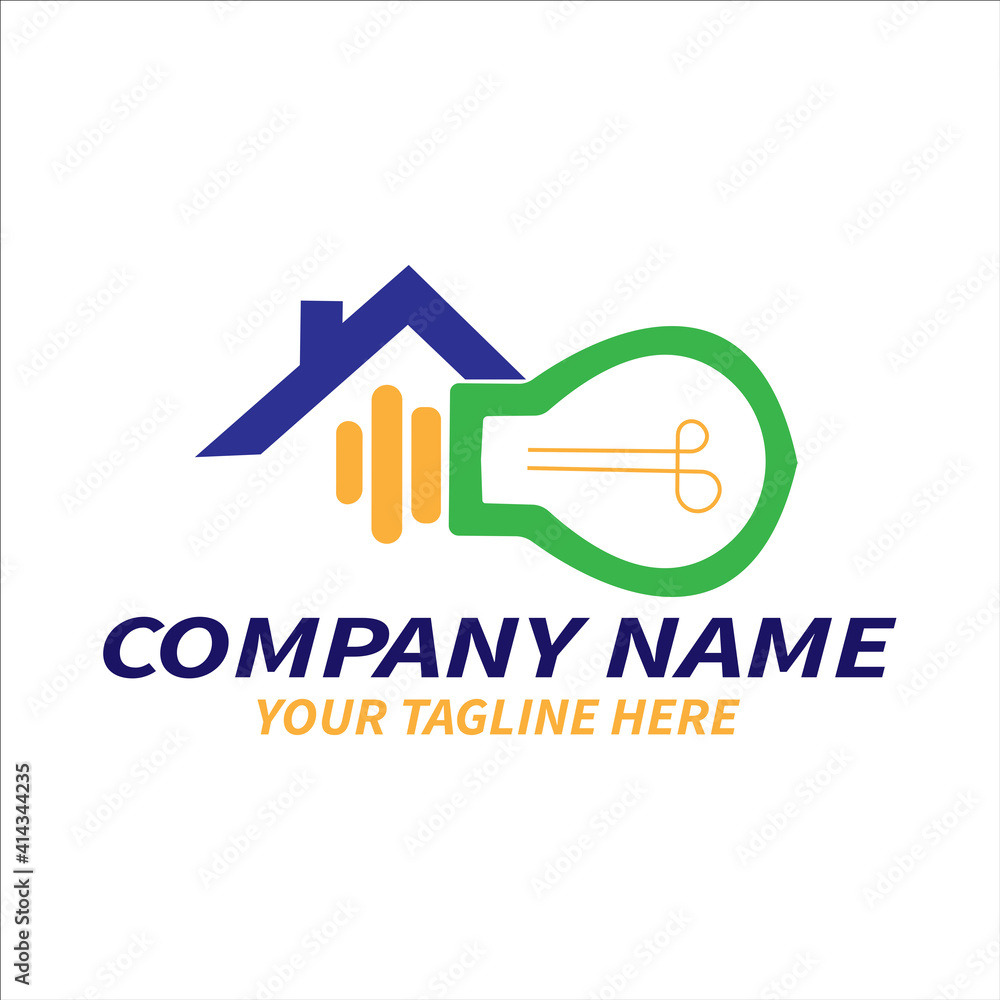 Creative Bulb City Logo Symbol Template Design Vector  Emblem  Design Concept  Creative Symbol  Icon