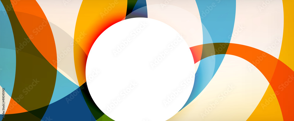 Ring geometric shapes, o letter repetition wallpaper. Abstract background for business or technology presentations, internet posters or web brochure covers Ring geometric shapes, o letter repetition wallpaper. Abstract background for business or technology presentations, internet posters or web brochure covers