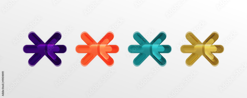 Abstract glossy crosses background for business or technology presentations, internet posters or web brochure covers Abstract glossy crosses background for business or technology presentations, internet posters or web brochure covers