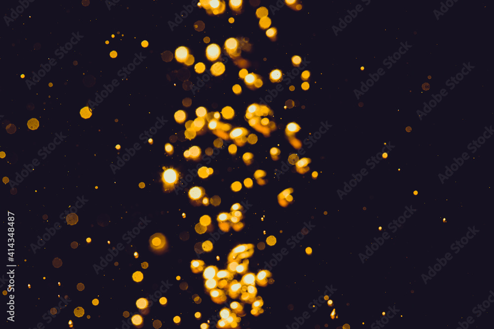 Abstract gold bokeh Abstract gold bokeh