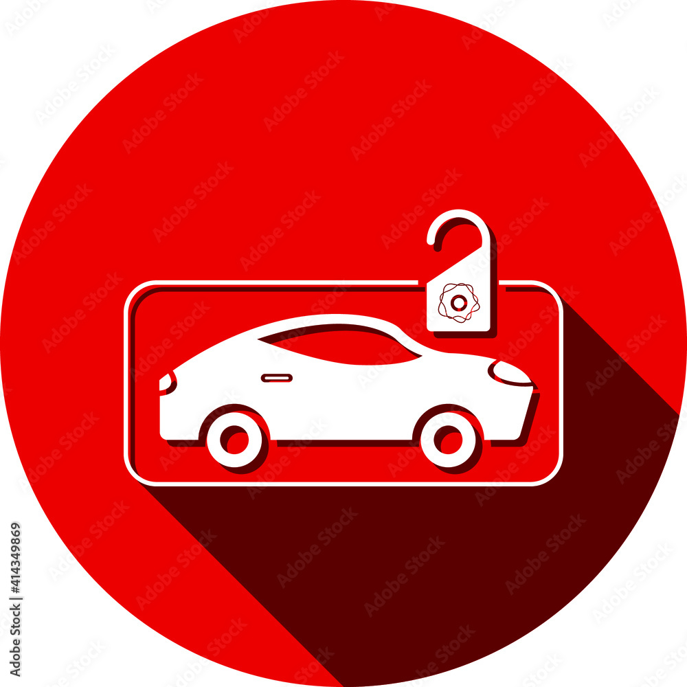 Car insurance icon. car security icon. Fireproof, car care, car wash, gps tracking, lock icon with vector illustration and flat style design.