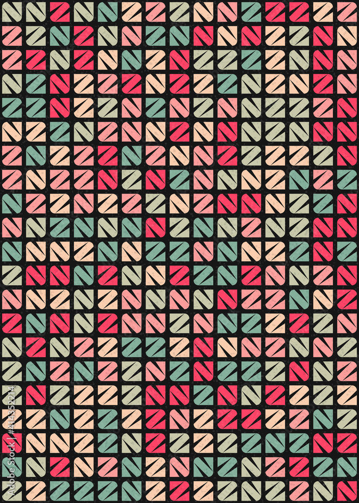 Abstract Geometric Pattern generative computational art illustration Abstract Geometric Pattern generative computational art illustration